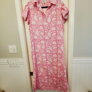 Holly Shae Cotton Maxi House Dress One Size